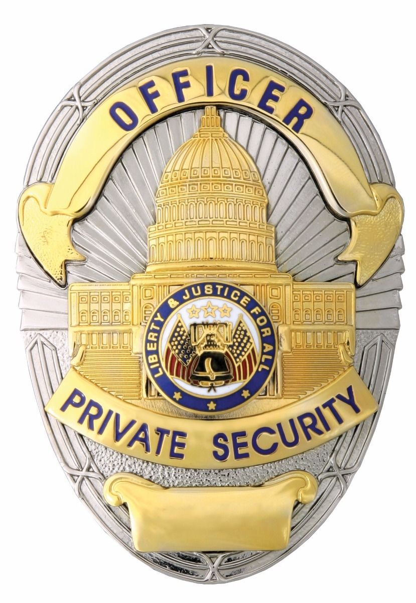 Security Guard Shoulder Patch, 4-3/4x3-3/4