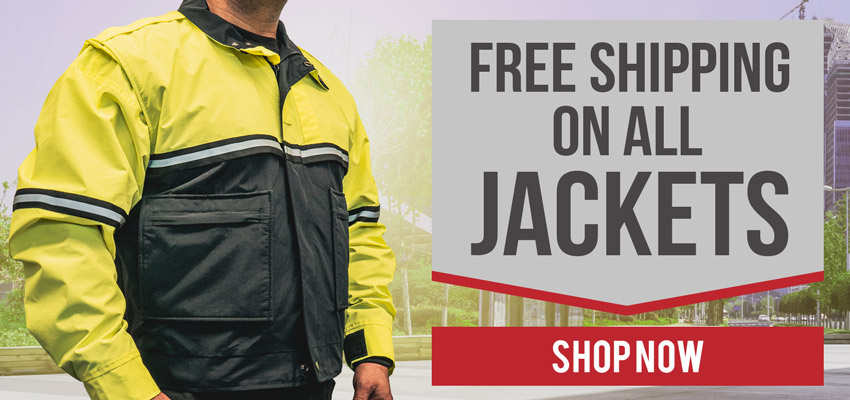 Free Shipping on all jackets